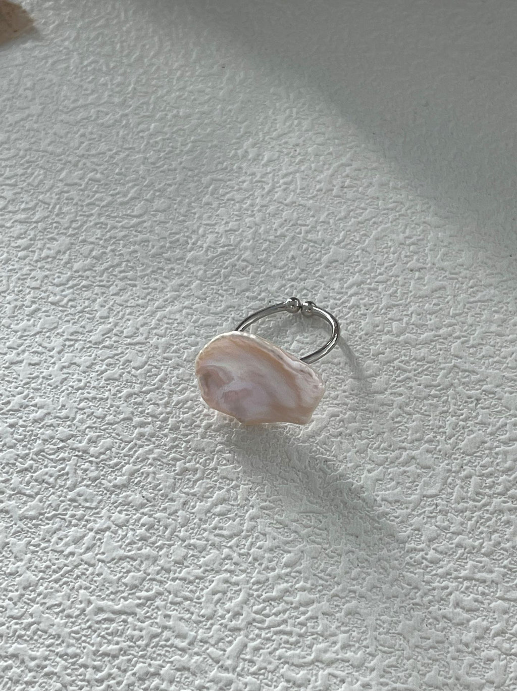 Petal-Shaped Baroque Pearl Ring