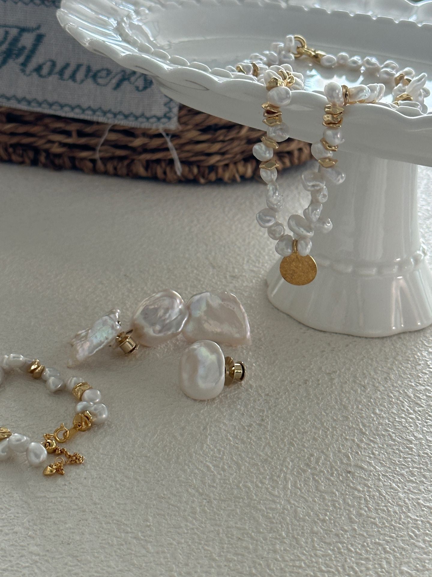 Baroque Pearl Brooch