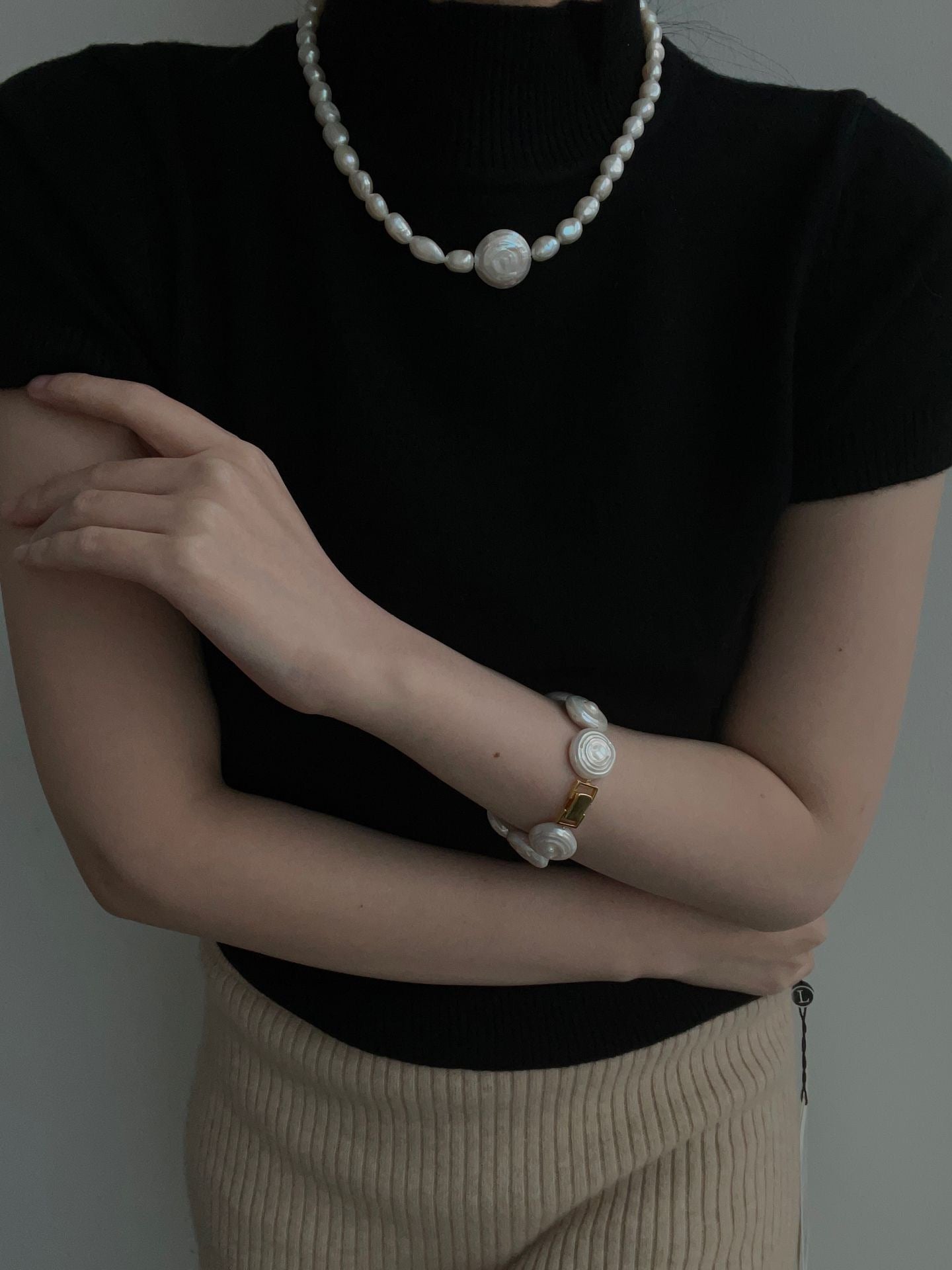 Vintage Roman Pearl Necklace