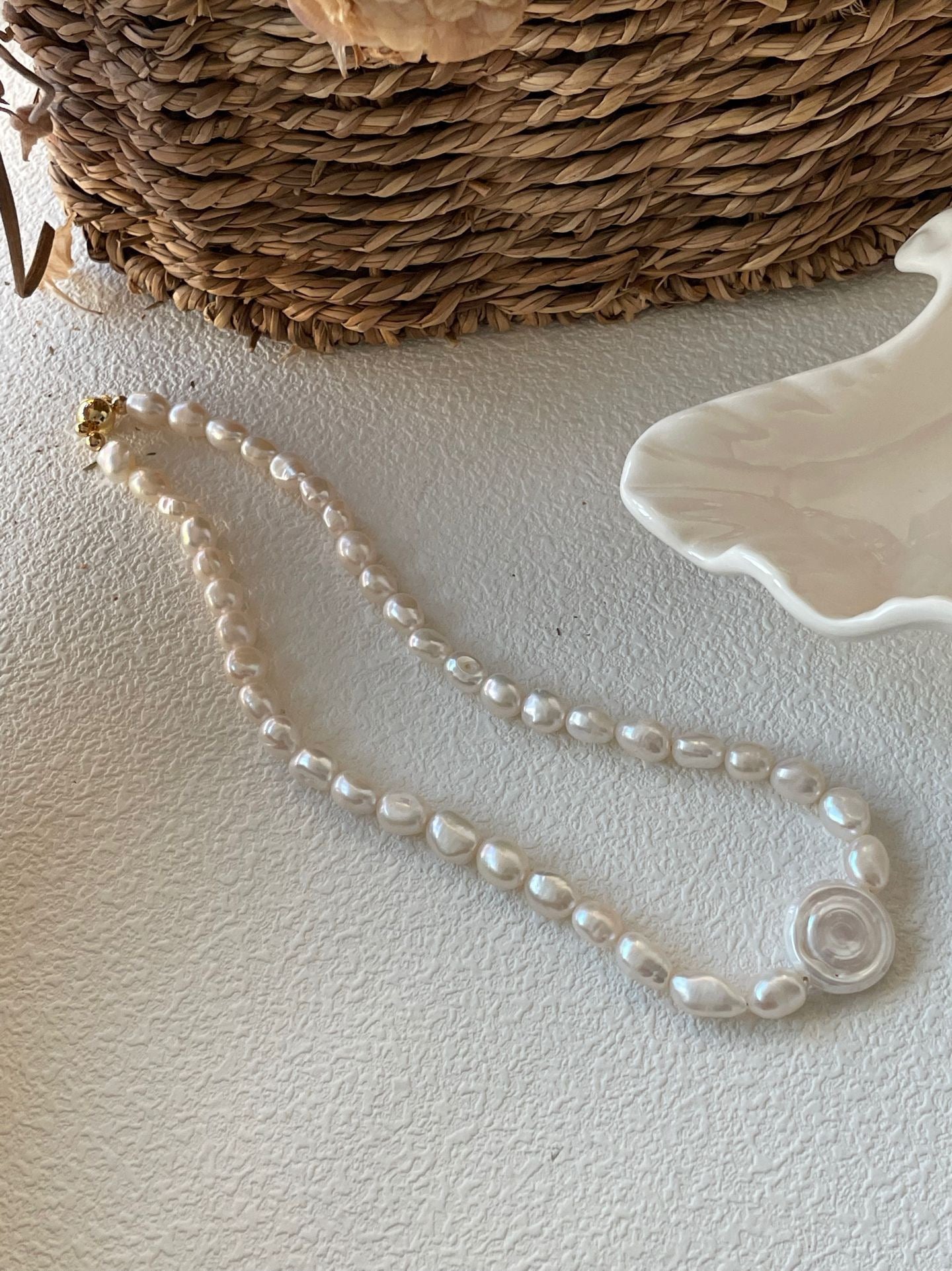 Vintage Roman Pearl Necklace