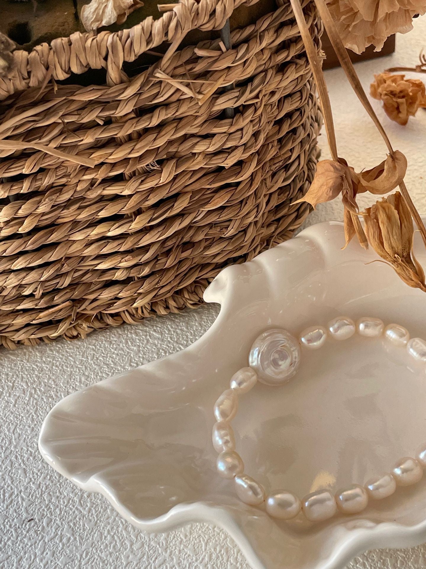 Vintage Roman Pearl Necklace