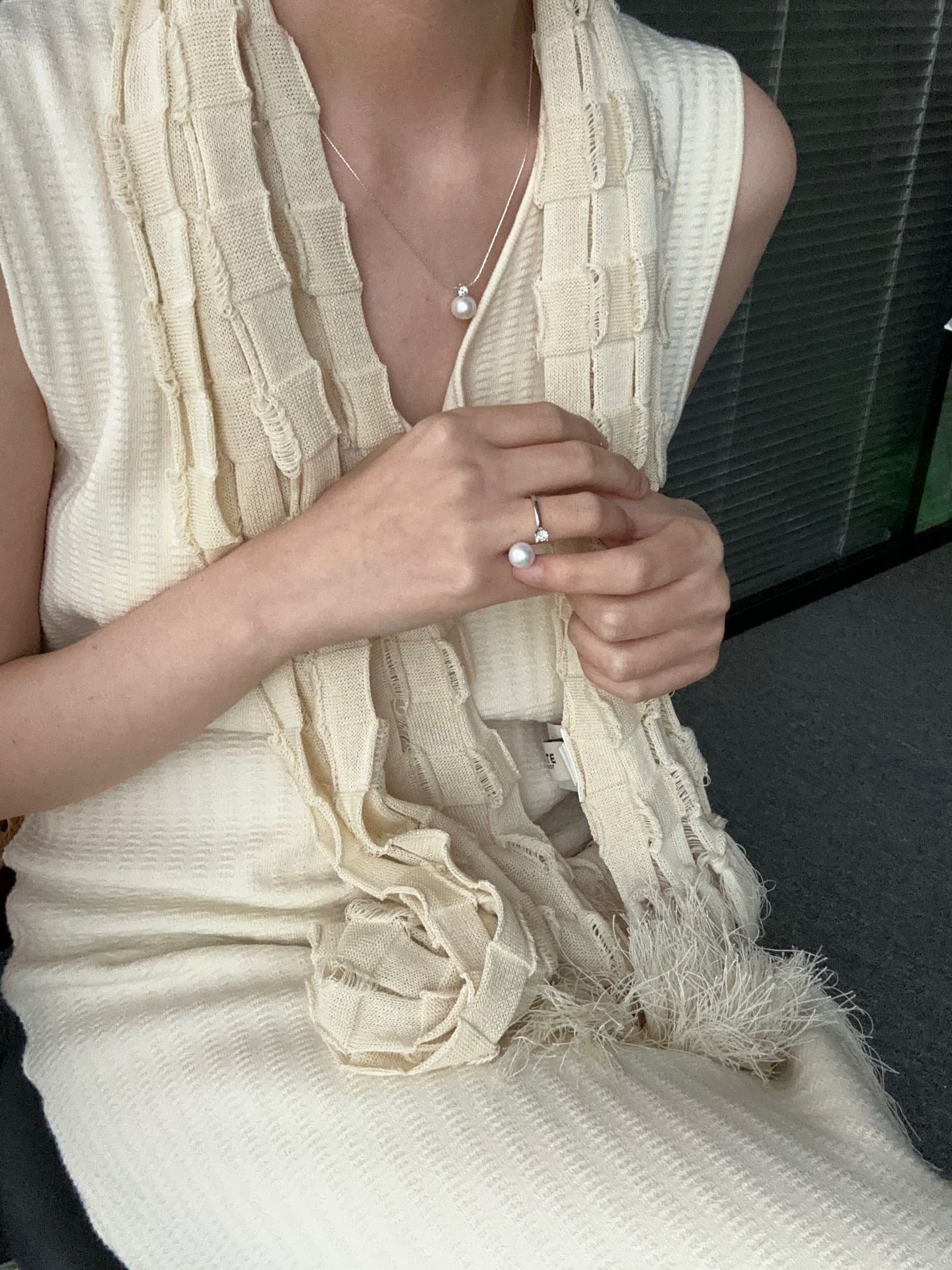 White Princess Pearl Necklace