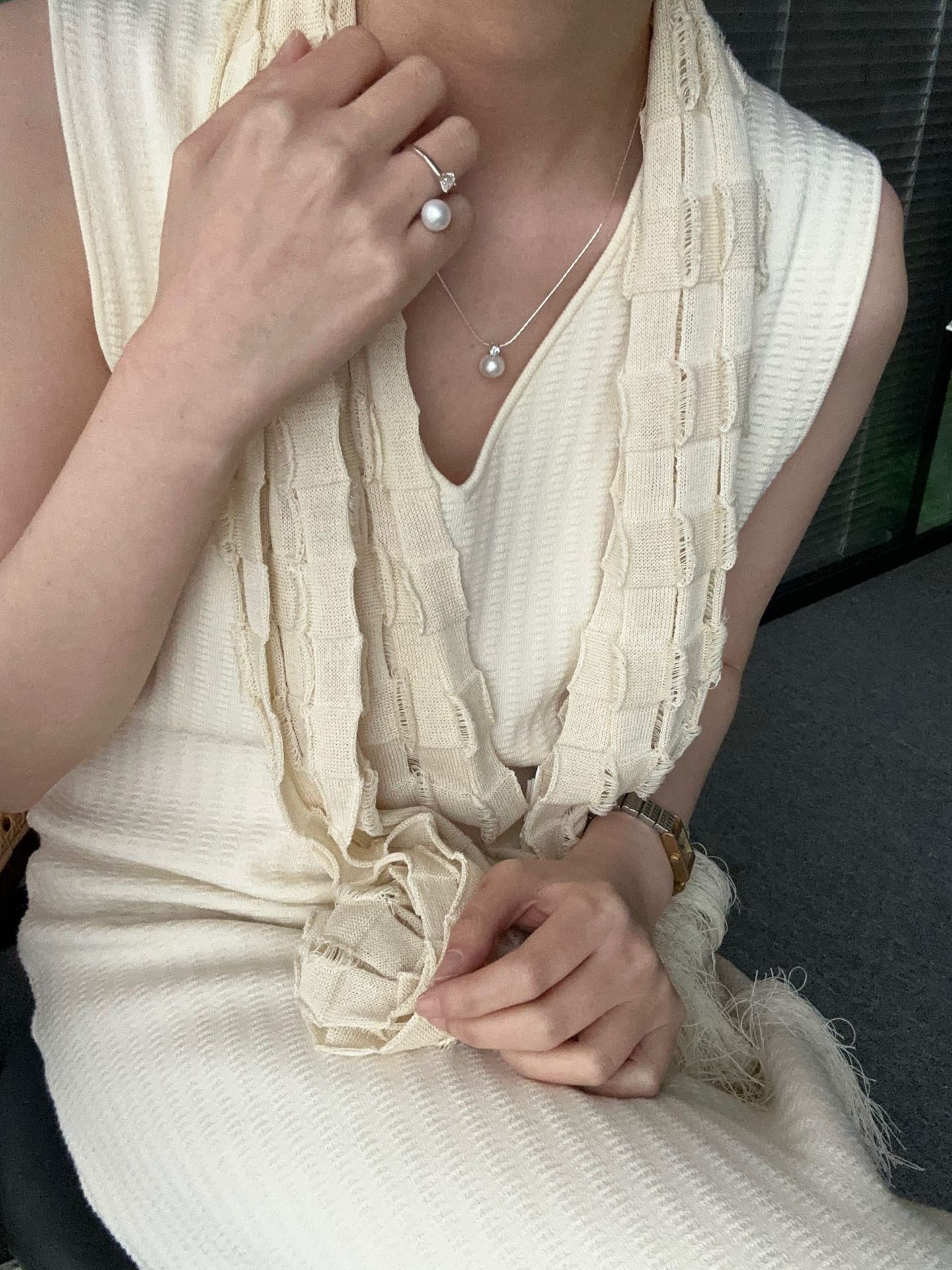 White Princess Pearl Necklace