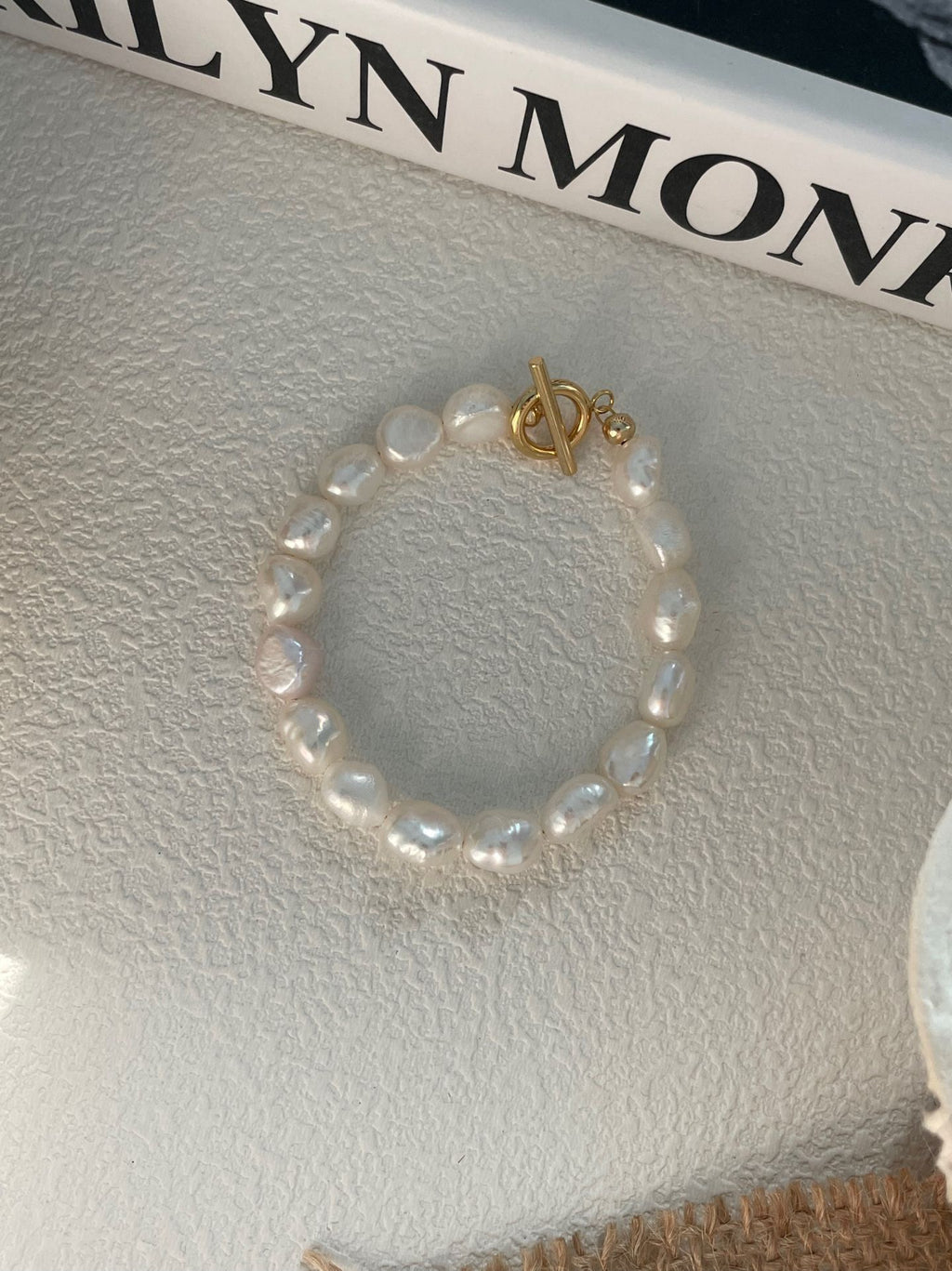 Irregular Baroque Pearl Bracelet