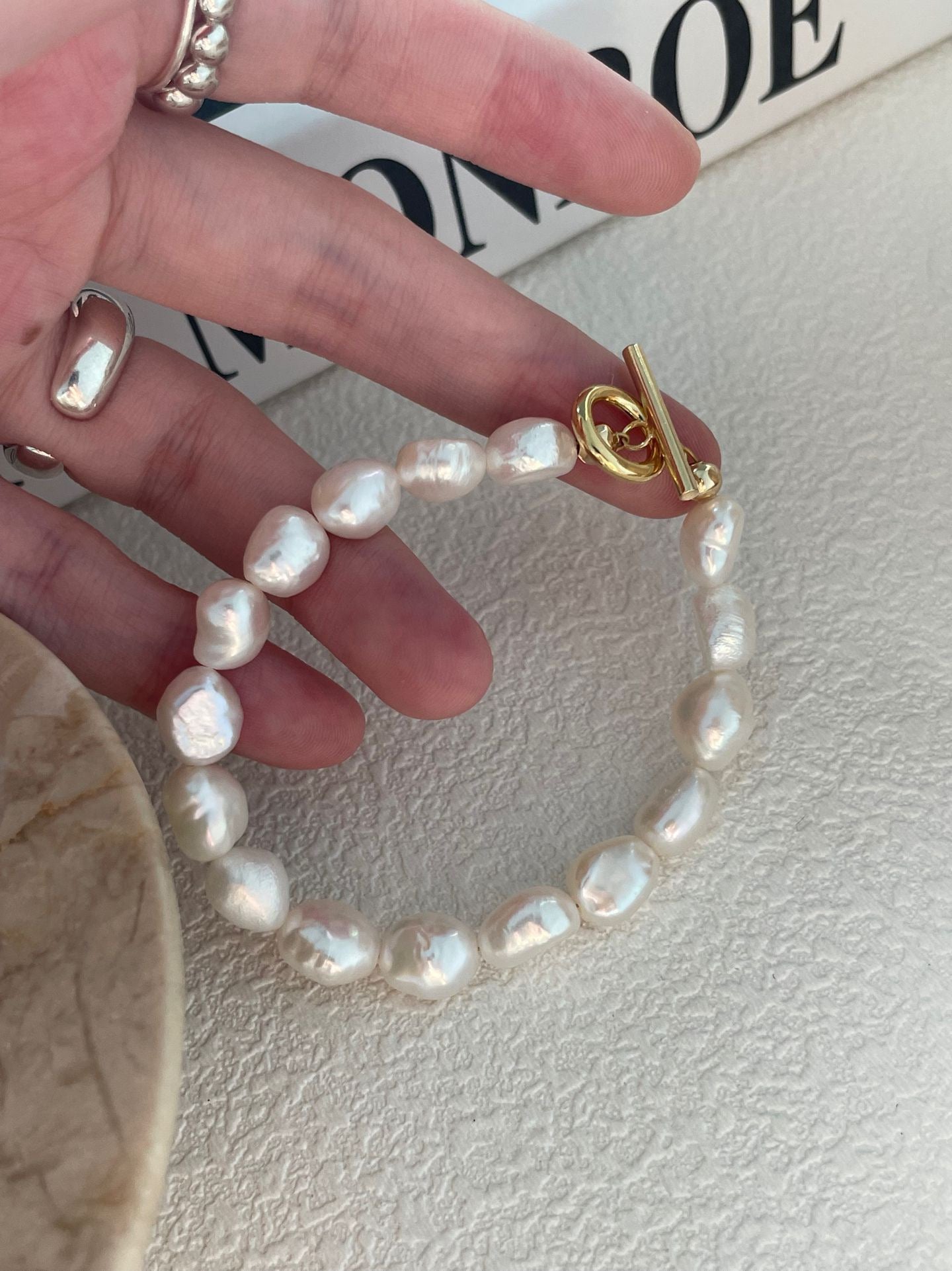 Irregular Baroque Pearl Bracelet