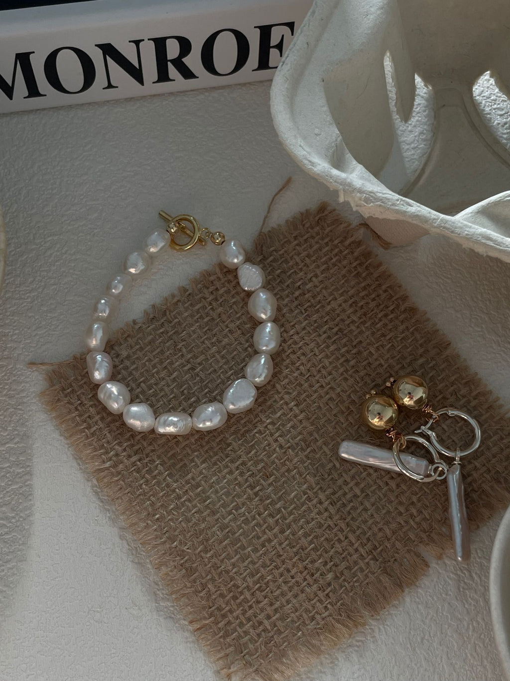 Irregular Baroque Pearl Bracelet