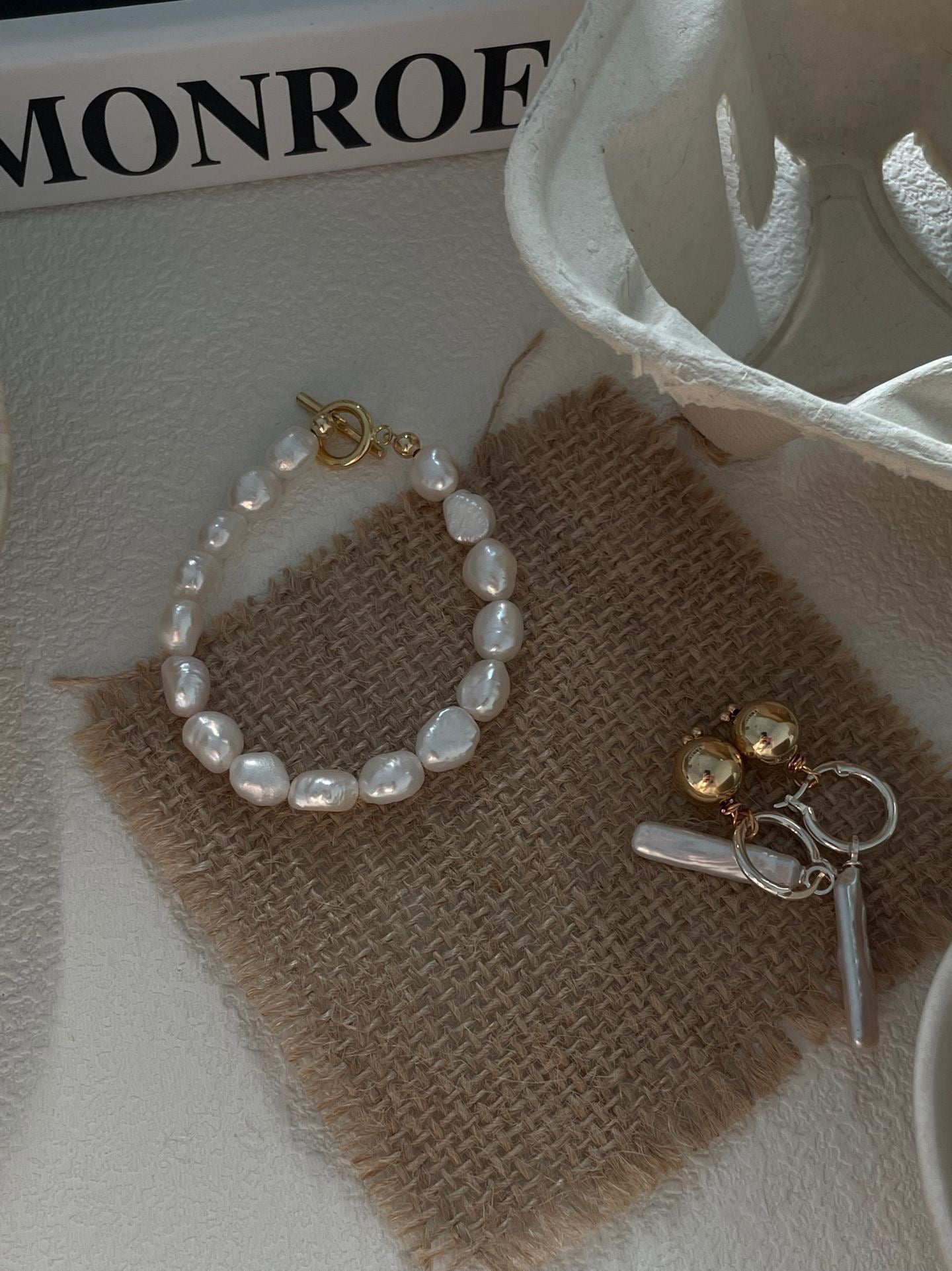 Irregular Baroque Pearl Bracelet