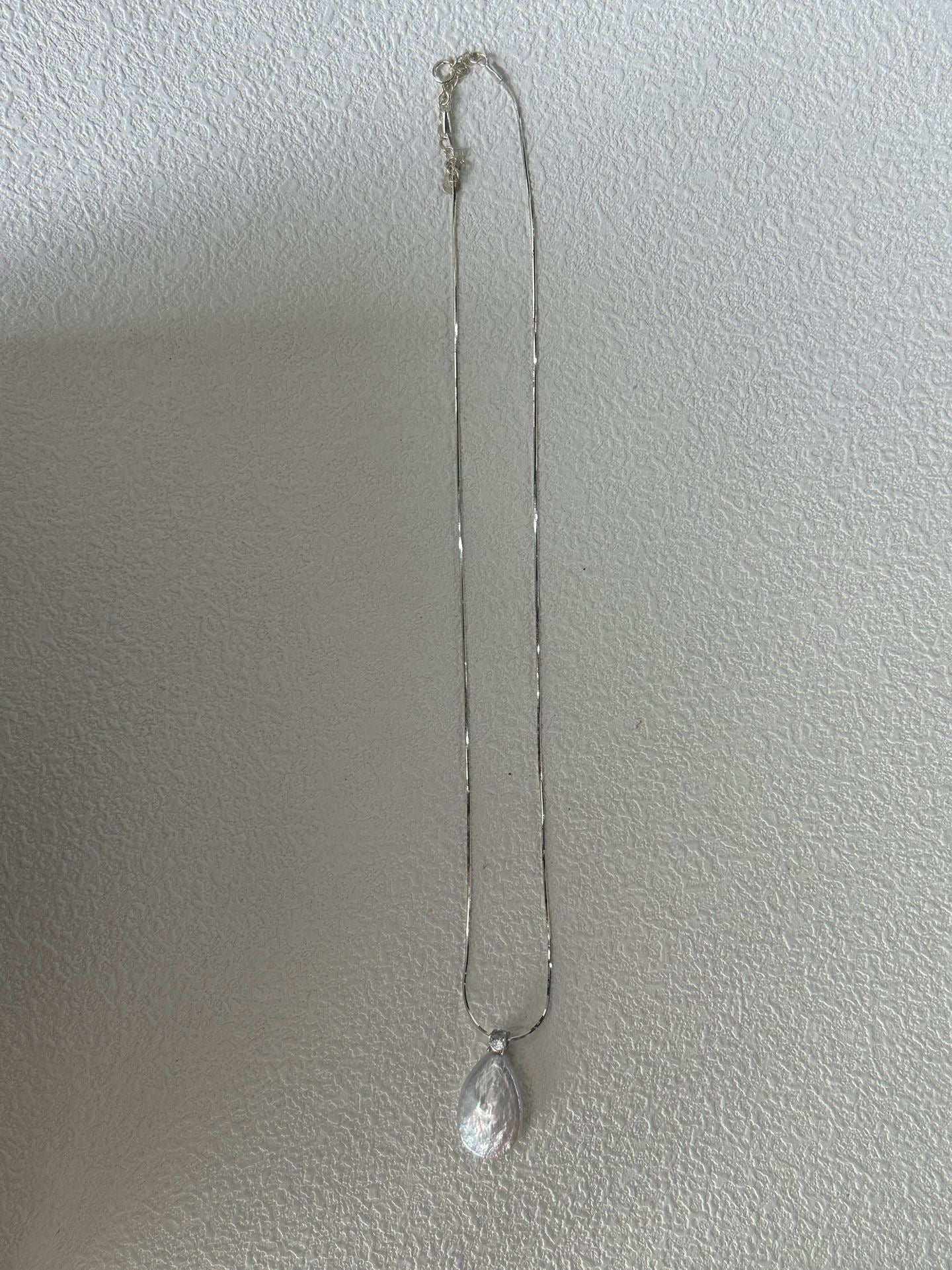 Large Teardrop Pearl Necklace