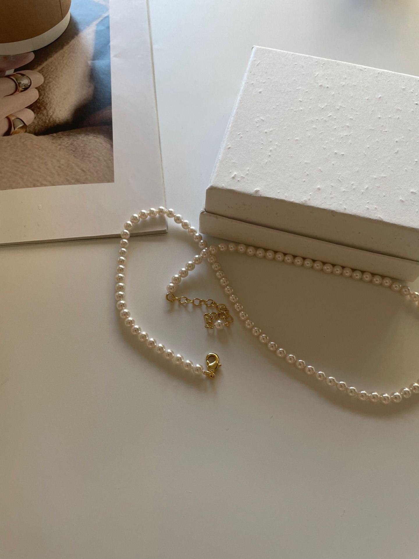 Swarovski Pearl Choker Necklace