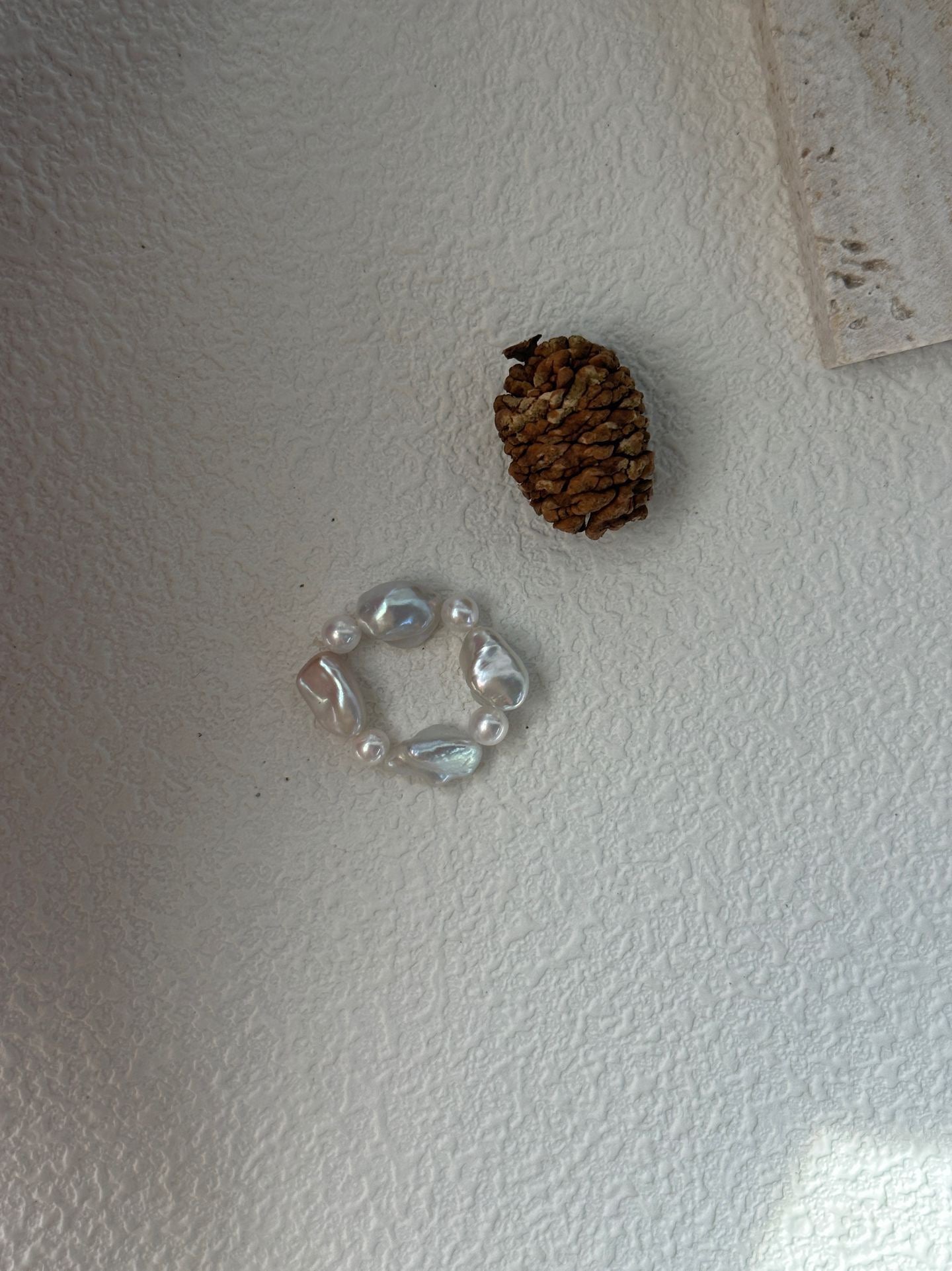 Sun & Moon Pearl Ring