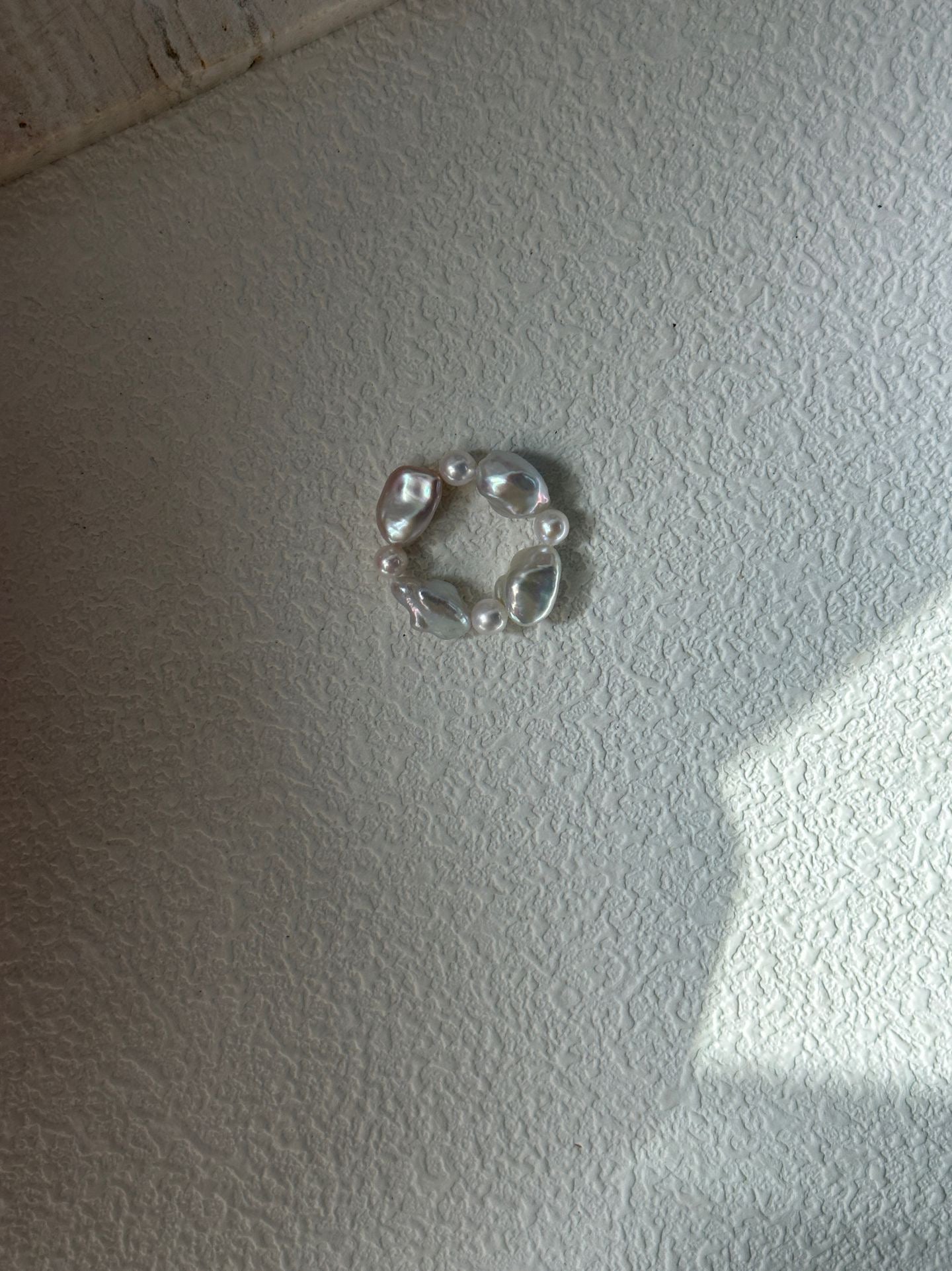 Sun & Moon Pearl Ring