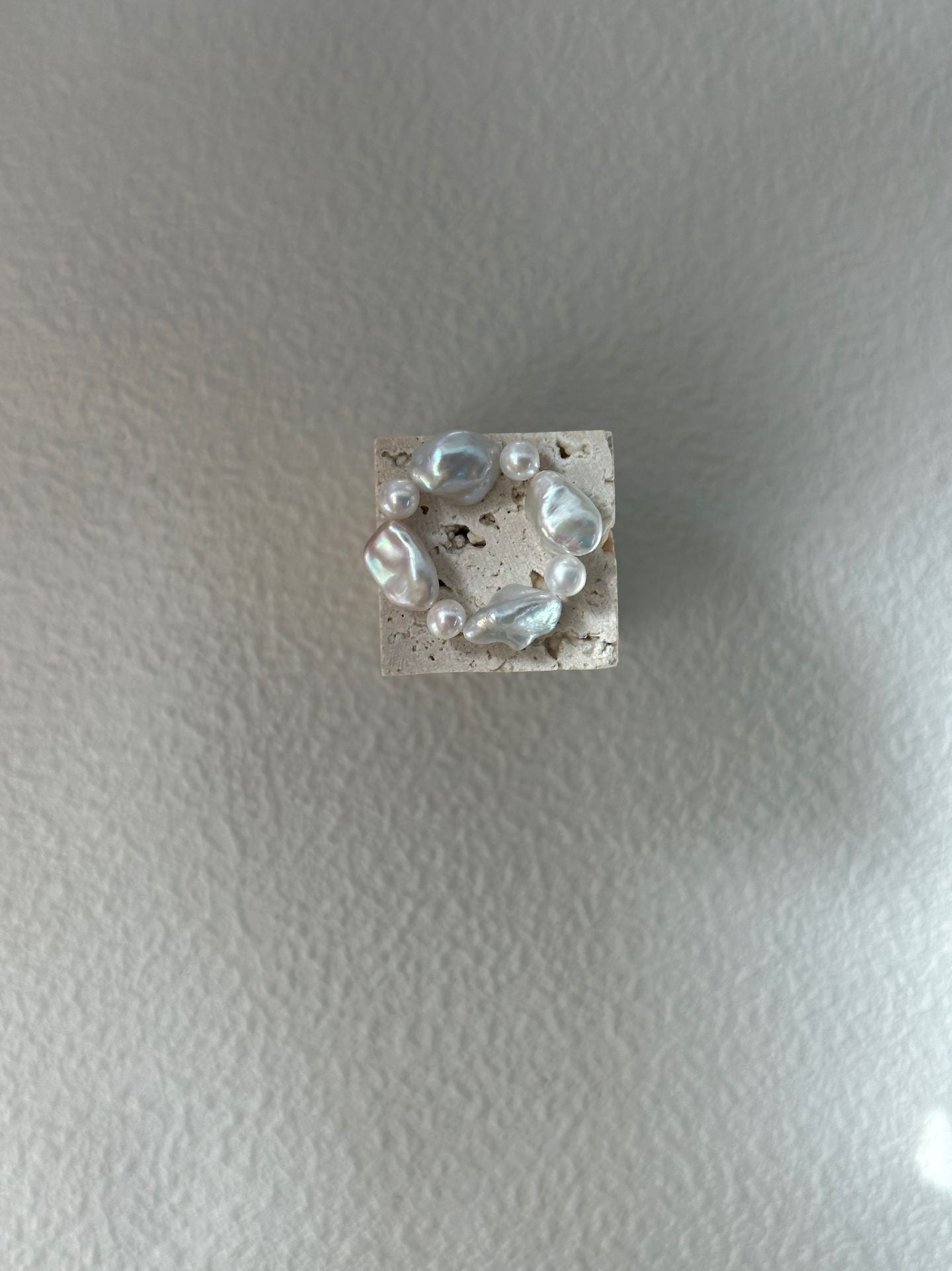 Sun & Moon Pearl Ring