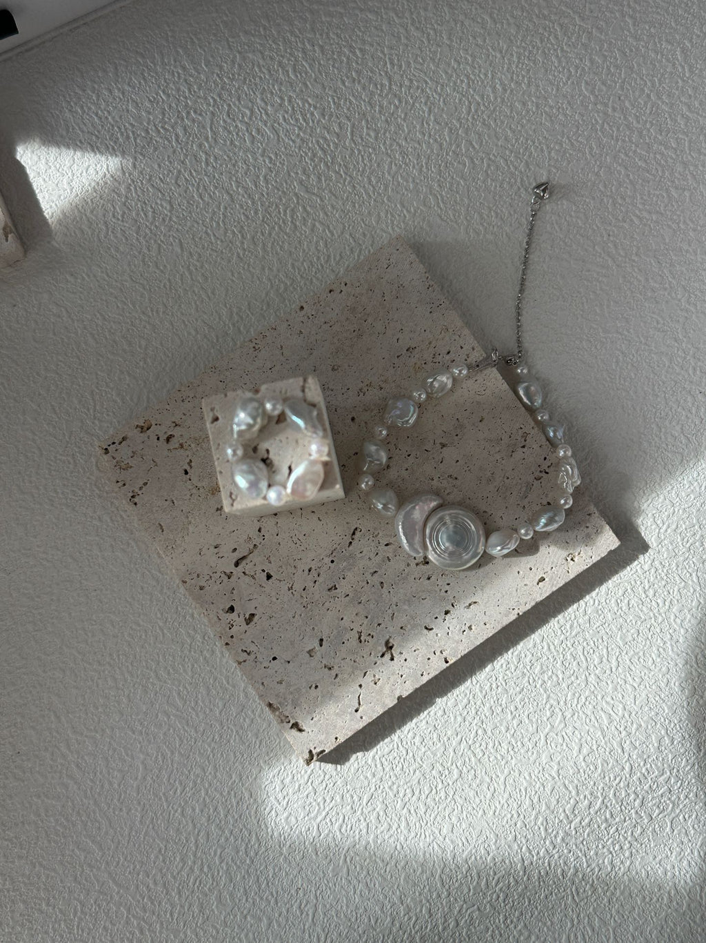 Sun & Moon Baroque Pearl Bracelet