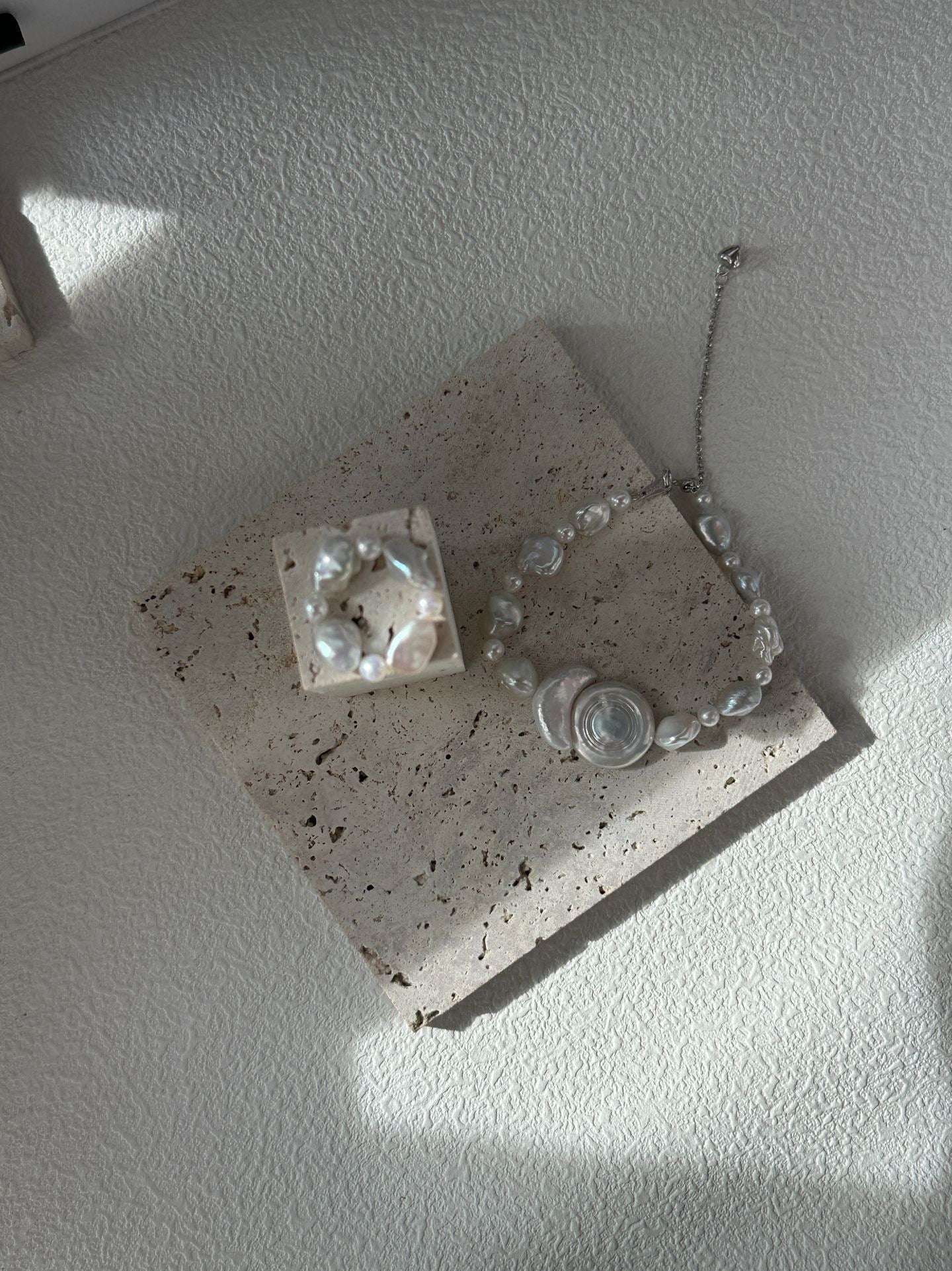 Sun & Moon Baroque Pearl Bracelet