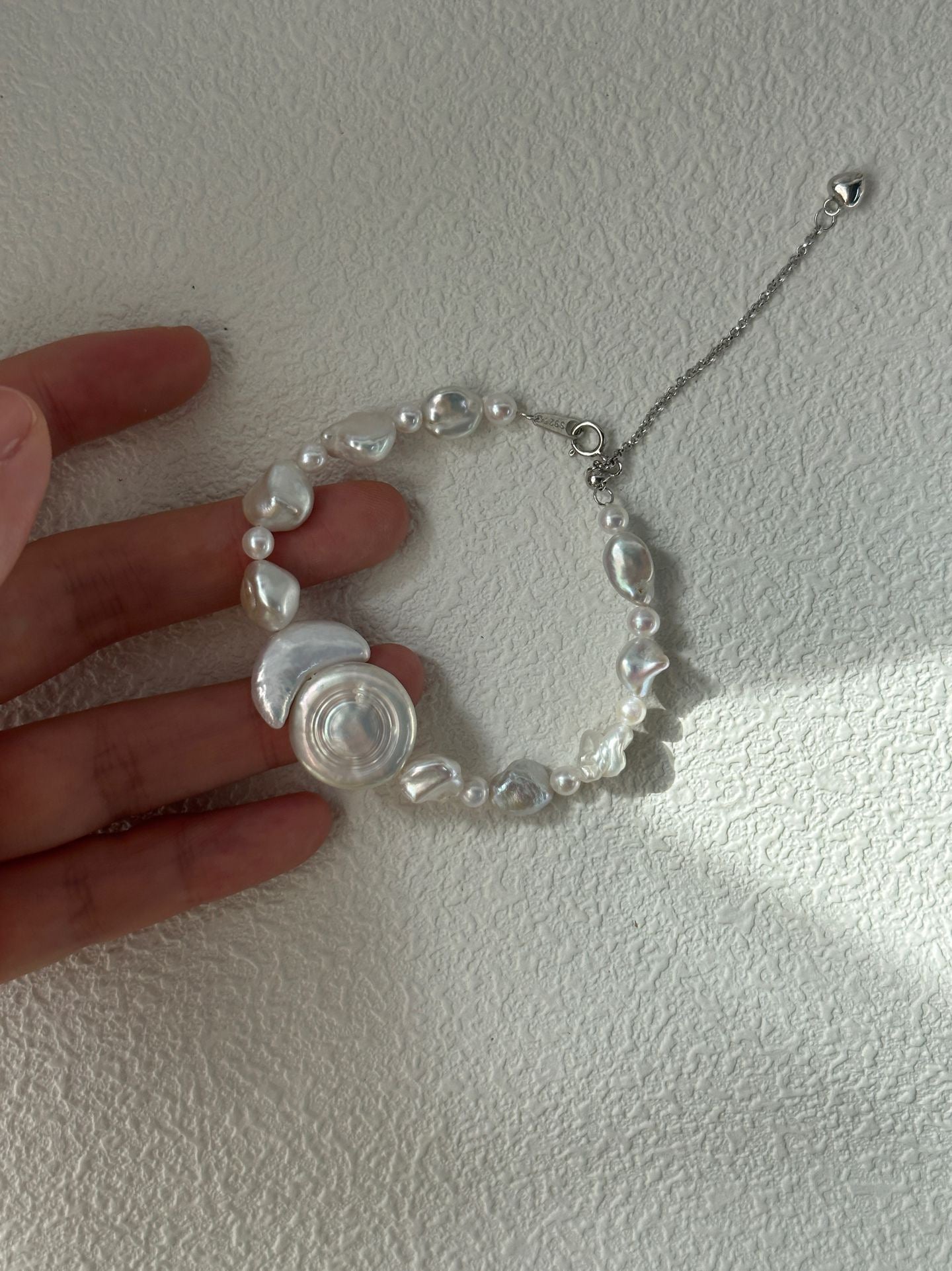 Sun & Moon Baroque Pearl Bracelet