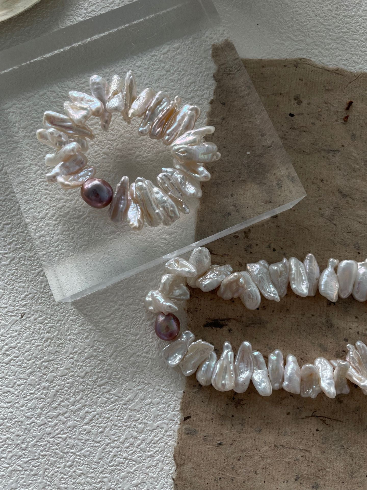 Sunflower Baroque Pearl Choker Necklace