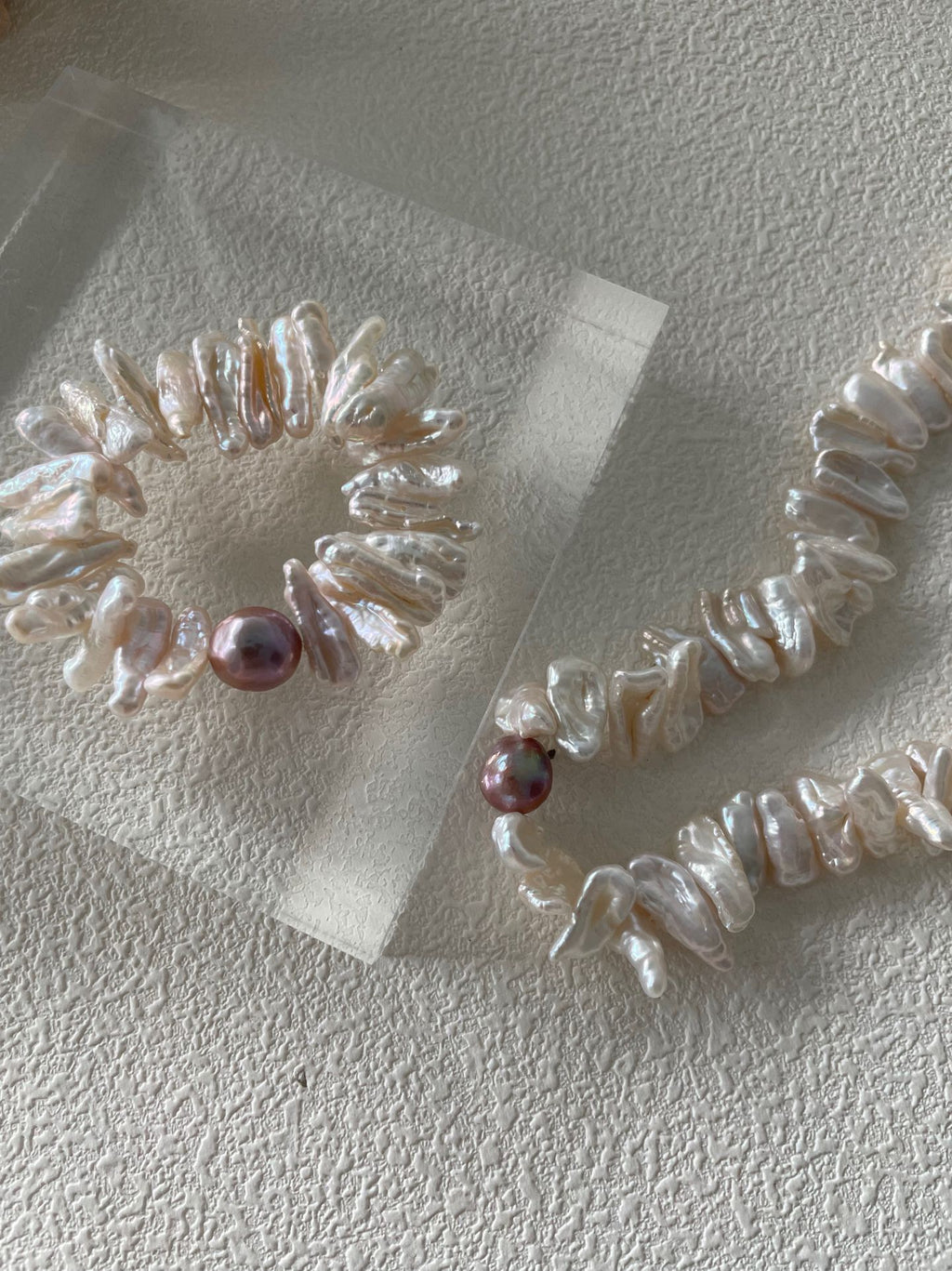 Sunflower Baroque Pearl Choker Necklace