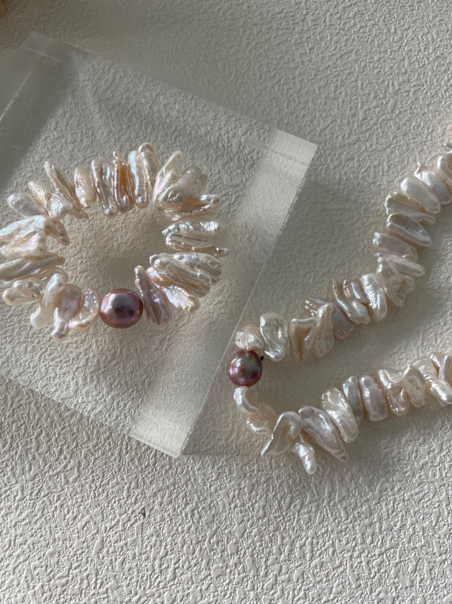 Sunflower Baroque Pearl Choker Necklace