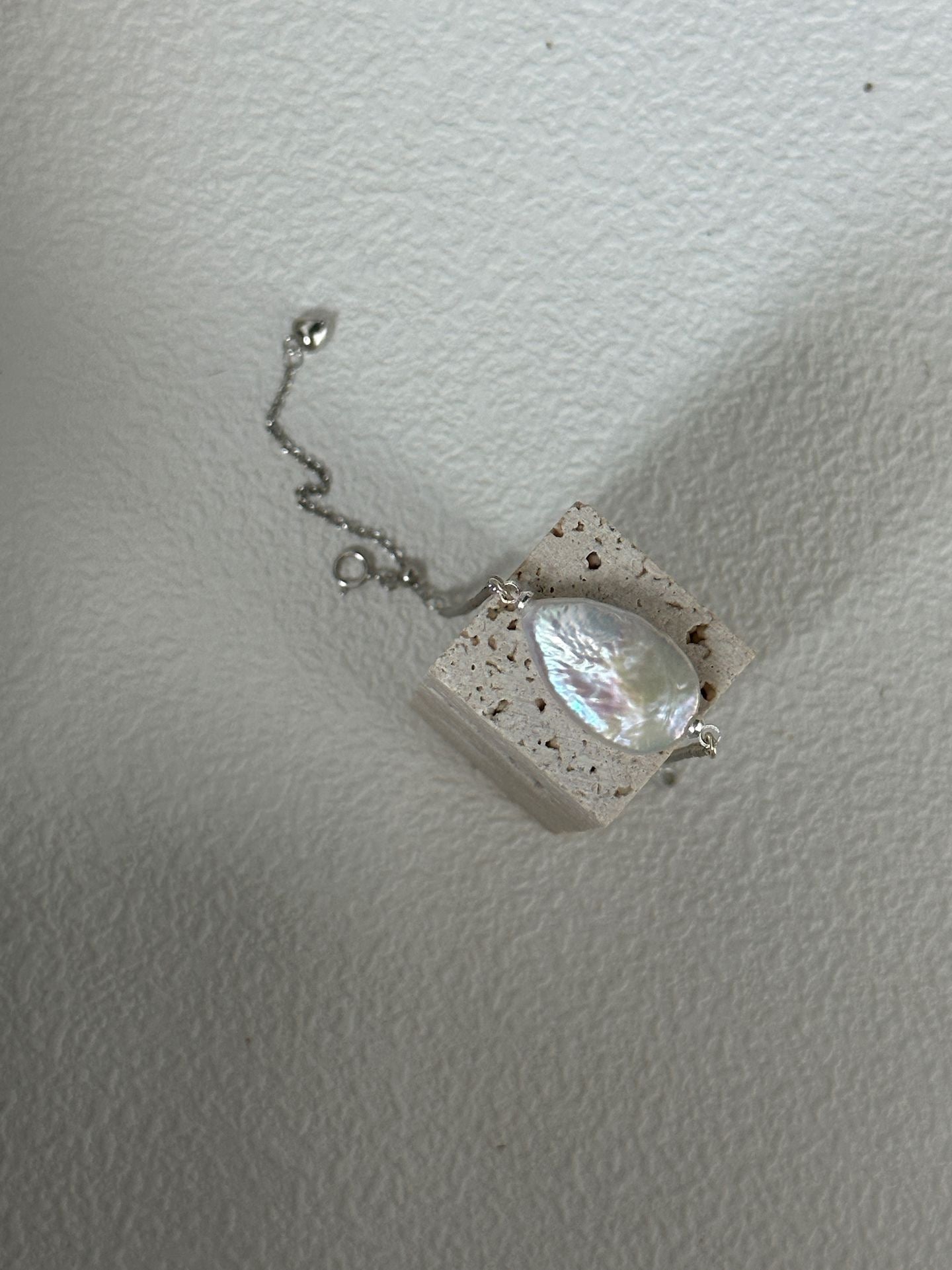 Large Teardrop Pearl Bracelet