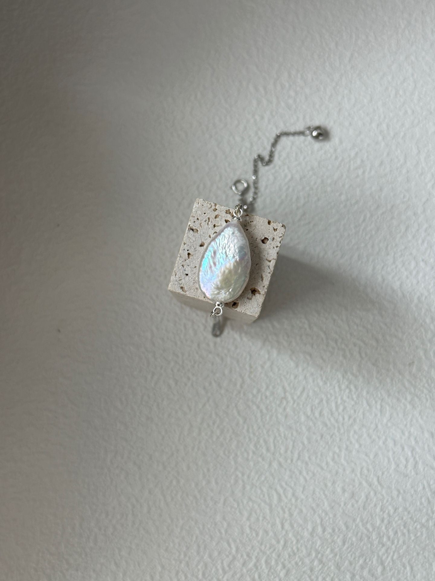 Large Teardrop Pearl Bracelet