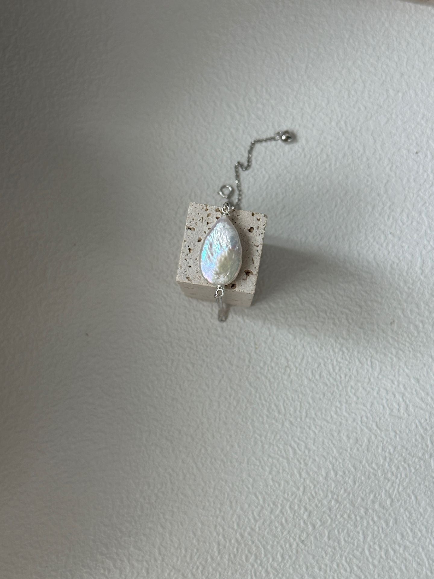 Large Teardrop Pearl Bracelet