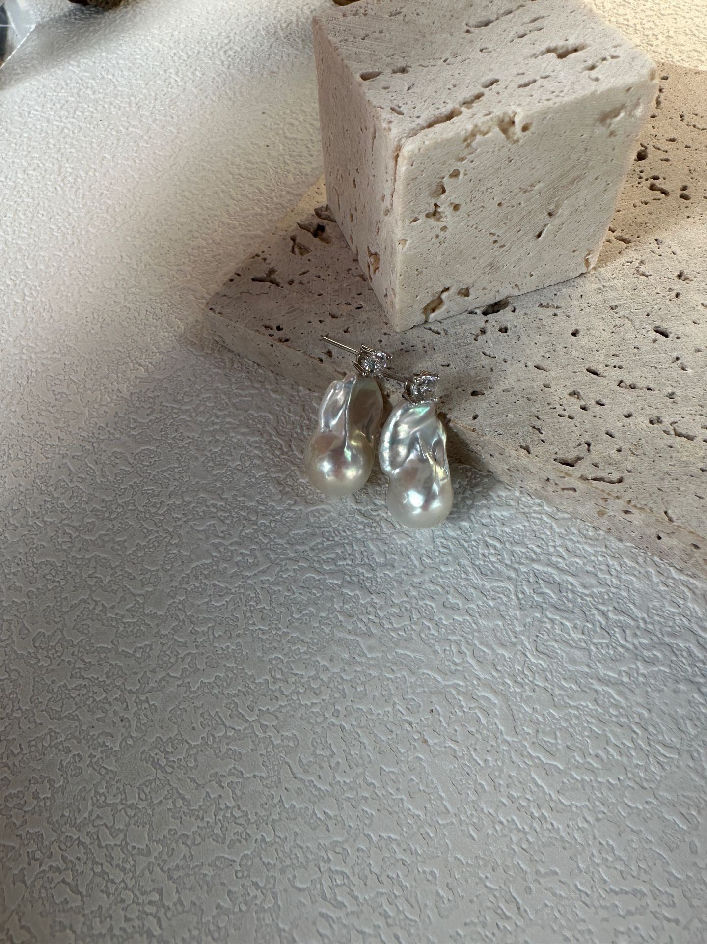Petite Baroque Pearl Diana Earrings