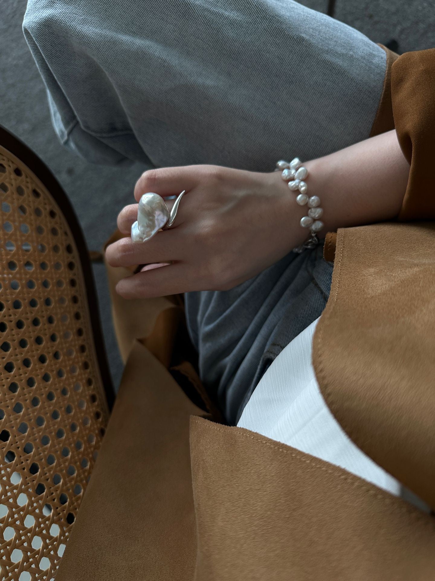 Keshi Pearl Bracelet