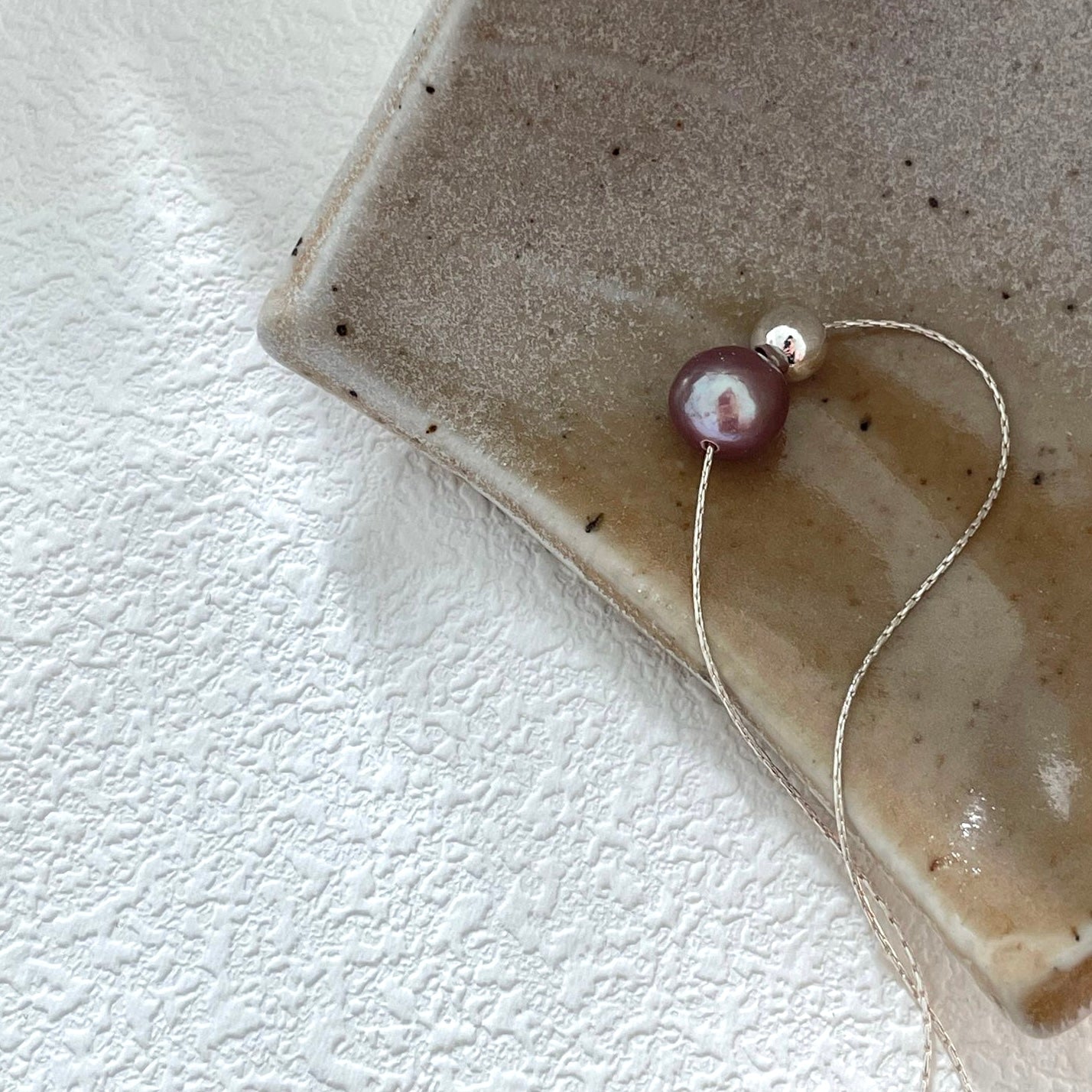 Silver Grape Pearl Necklace