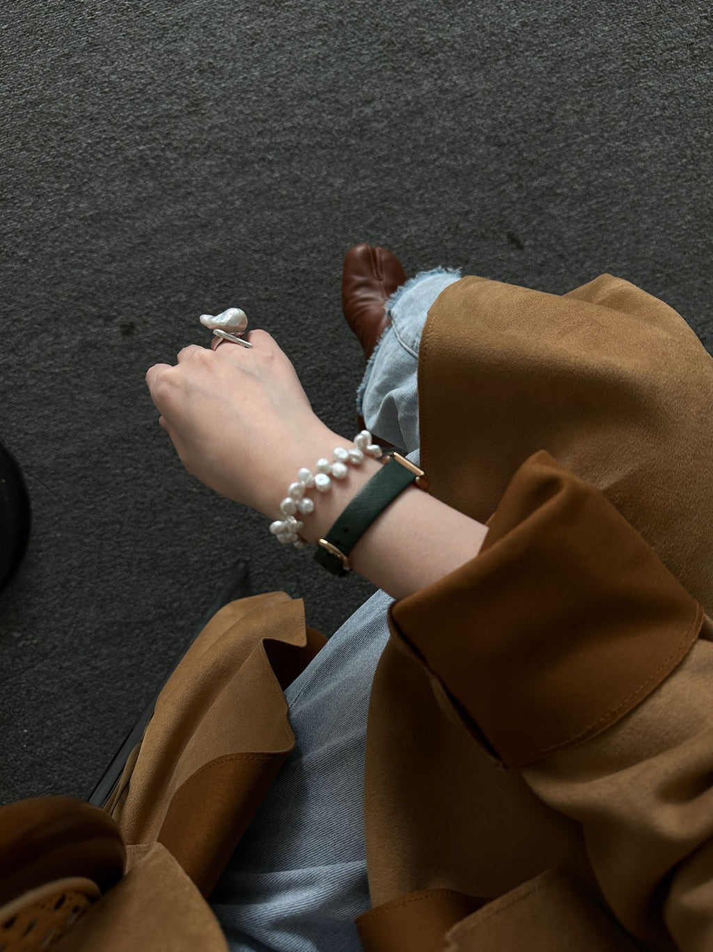 Keshi Pearl Bracelet