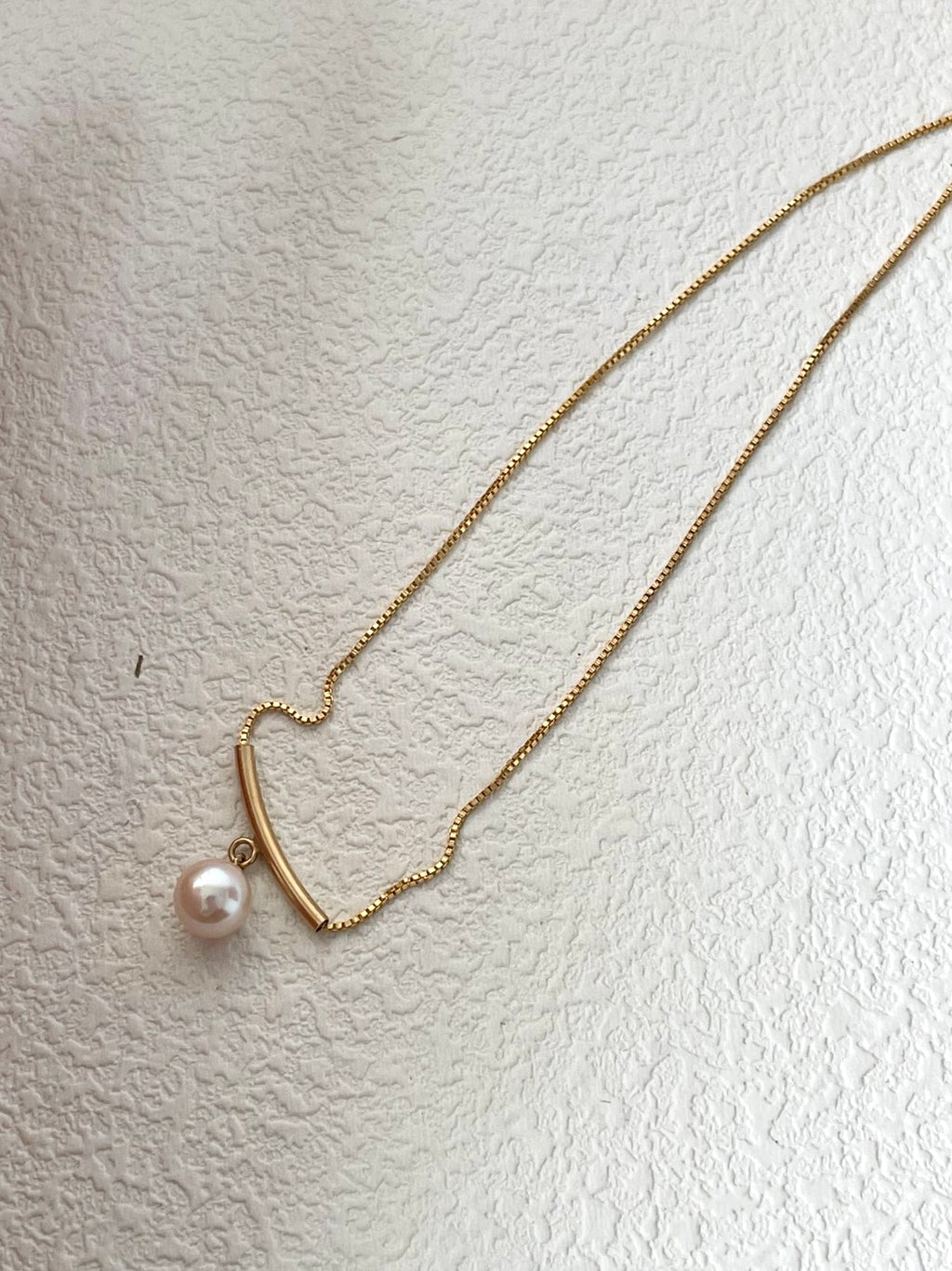 Teardrop Pearl Pendant Necklace
