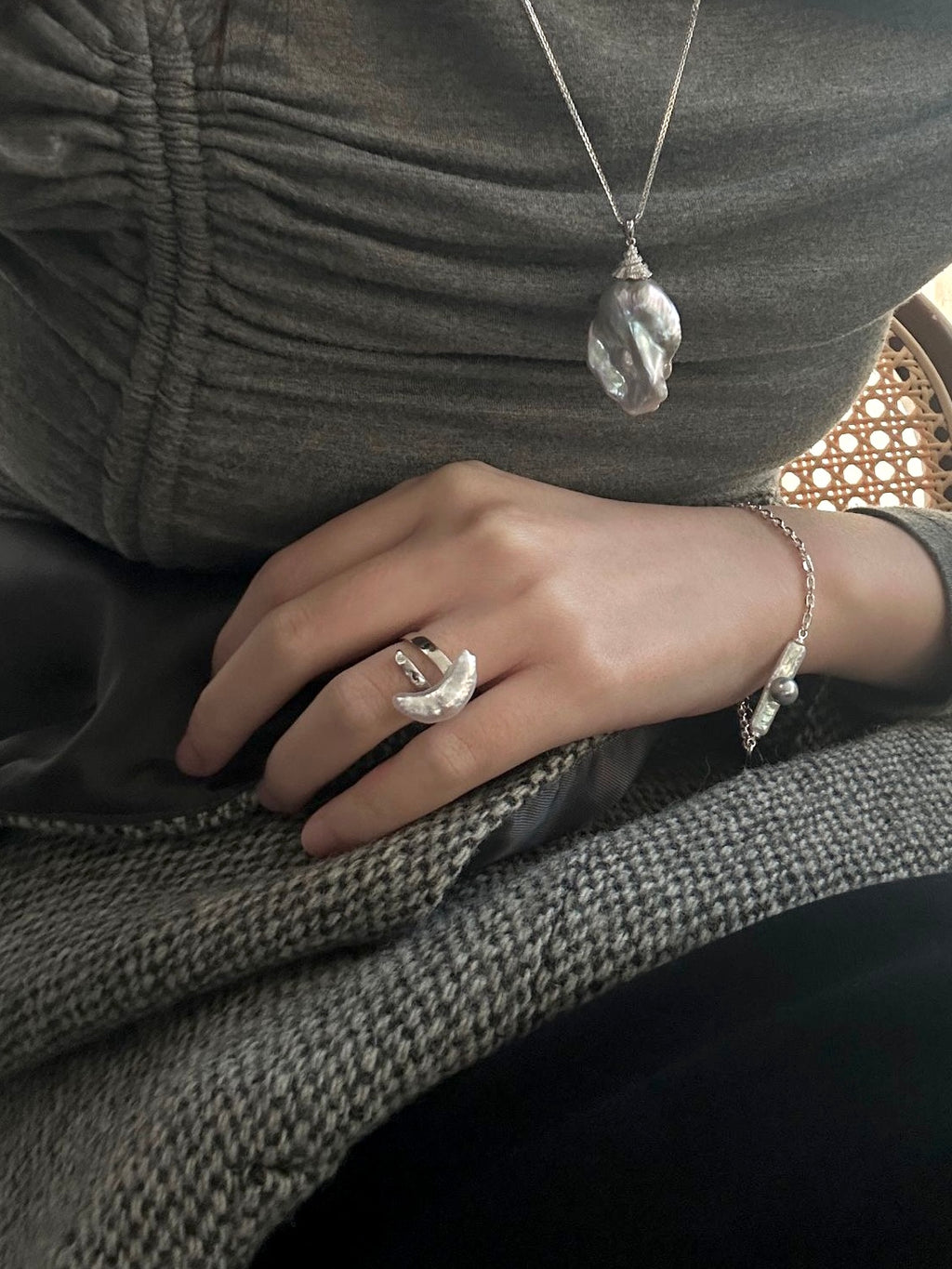 Moonlight Pearl Ring