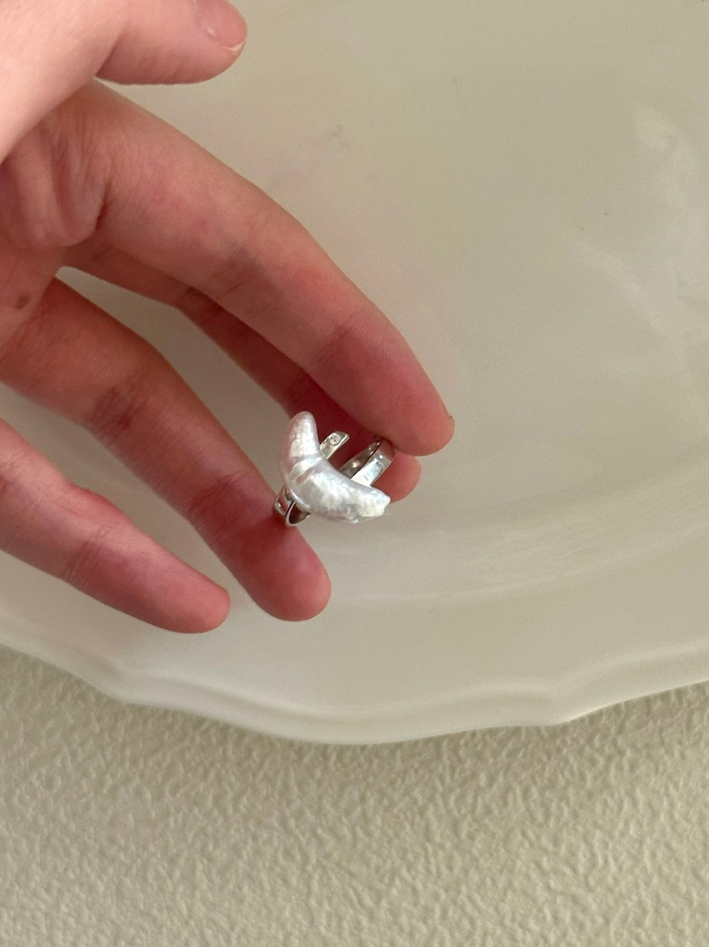 Moonlight Pearl Ring