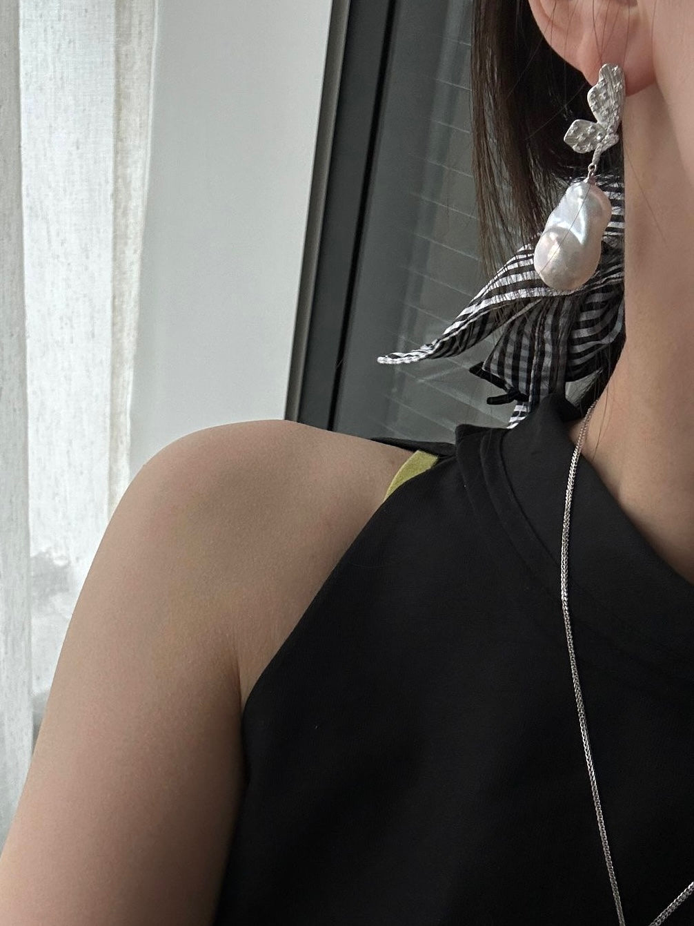 Butterfly Baroque Pearl Earrings